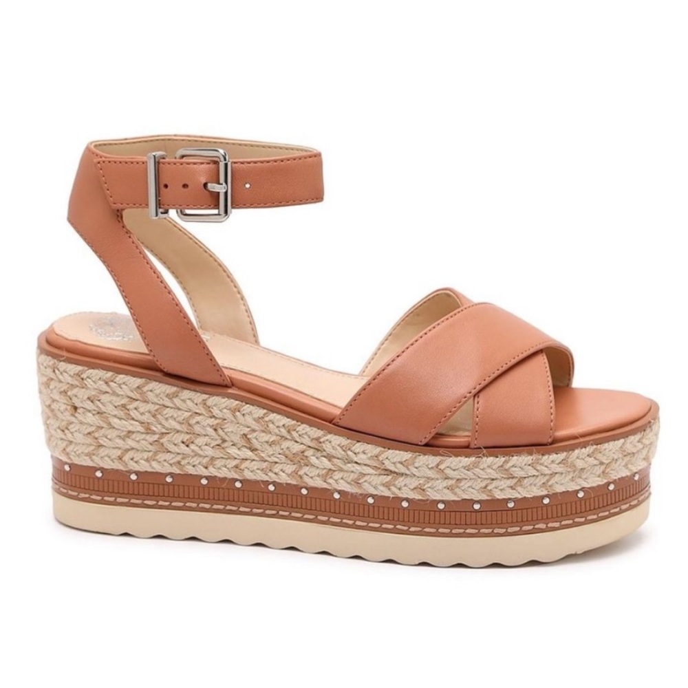 Vince Camuto Women's Tan Platform Sandals size 8.5 M